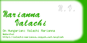 marianna valachi business card